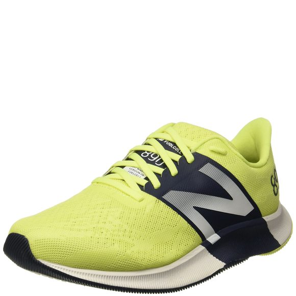NEW BALANCE WOMEN'S FUELCELL 890 V8 RUNNING SHOE, LEMON SLUSH/SUMMER FOG, 5 - Picture 2 of 4